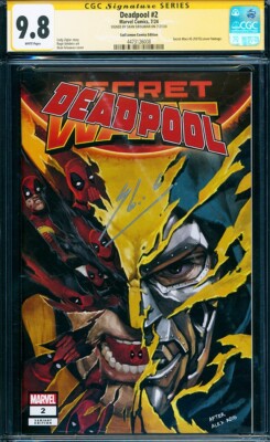 Deadpool #2 - 07/2024 - CGC 9.8 SS Signature Srisuwan CoA - Secret Wars homage