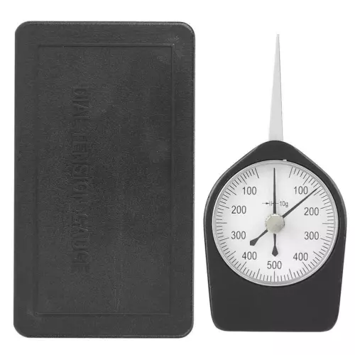  Pointer Dial Tension Gauge Alloy Probe Pull Pressure Tester Gauge SZG-500-2