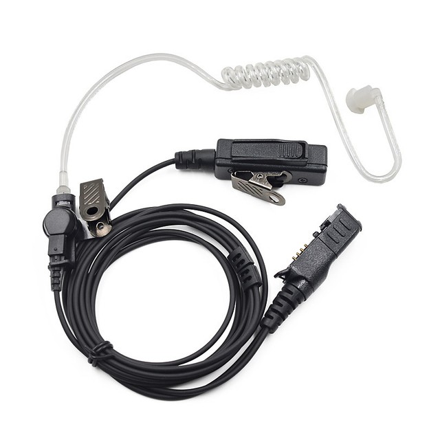 FBI Earpiece Headset Mic for Motorola MTP3550 MTP3250 MTP3100 MTP3200