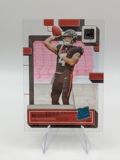 Desmond Ridder 2022 Clearly Donruss Rated Rookie #52 Falcons