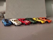 HOT WHEELS SET OF 6 1968 SHELBY GT500 FORD MUSTANG 1/64 SCALE MODELS. 