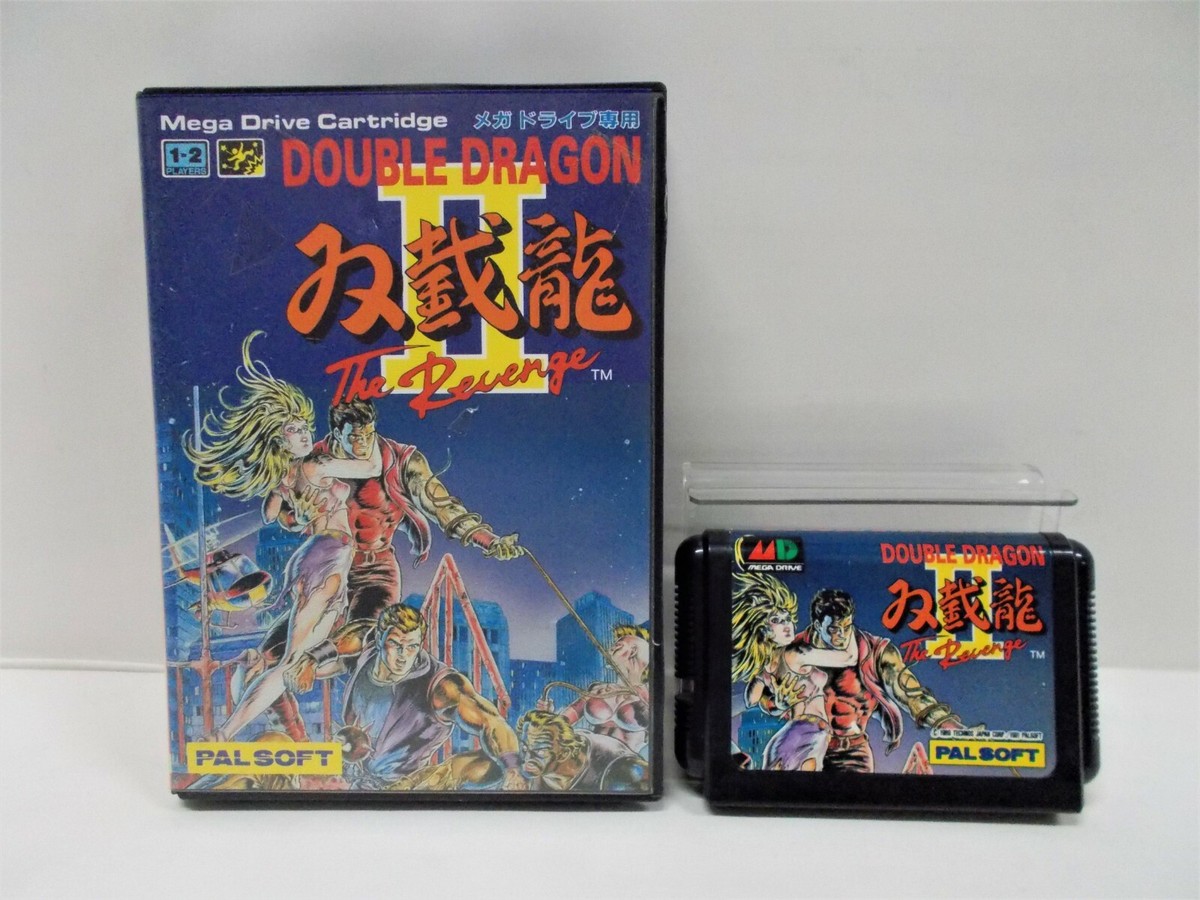 DOUBLE DRAGON II メガドライブ Mega-Drive Genesis -- Double Dragon Ⅱ 2: The Revenge -- Boxed