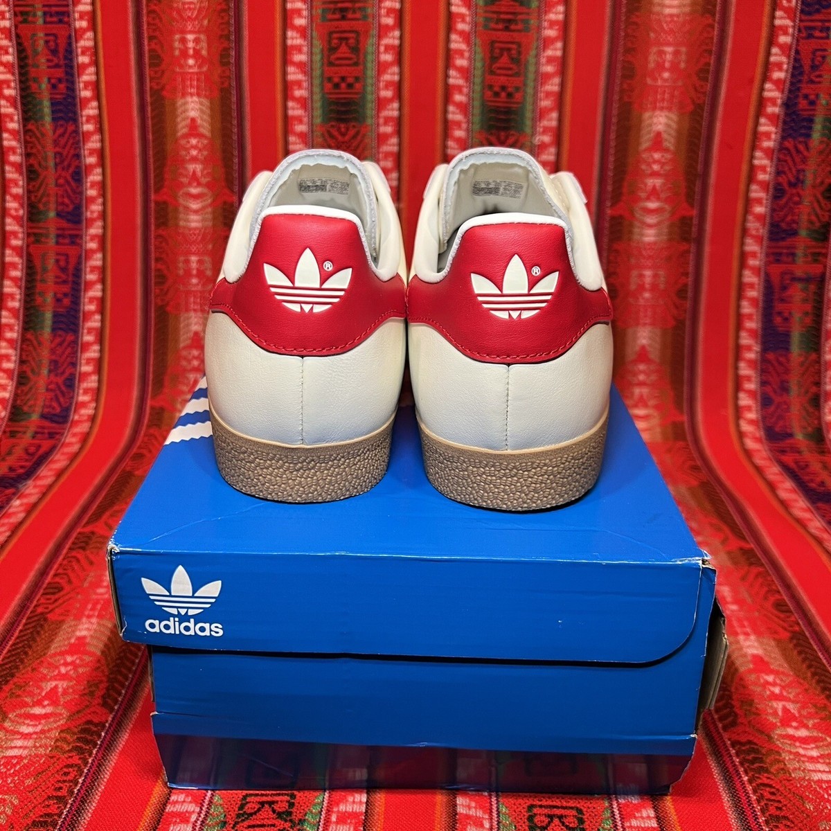 Adidas Peru FPF Gazelle Shoes ID3720 Off White Team Power