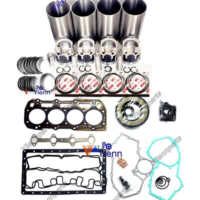 For Perkins 404D-22T 404C-22T 404C-19 404C Engine Overhaul Rebuild Kit ...