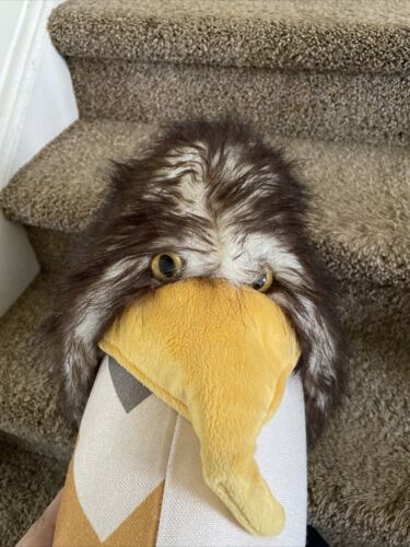 Capotte aigle, oiseau, chapeau adulte, capuche type beanie avec visage d'aigle, costume, Halloween - Photo 1/9