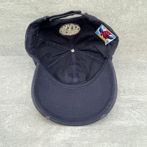 SPIDER-MAN Youth Hat Baseball Ball Cap ADJUSTABLE Blue Relaxed Fit Marvel Comics - 第 7/9 張圖片