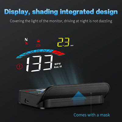 cigarette lighter speedometer Universal Vehicle Digital HUD GPS Speedometer Head Up Display Cigarette  Lighter
