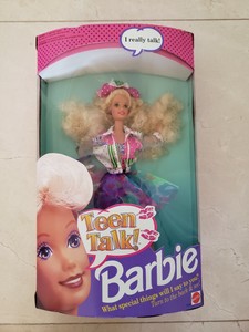 vintage talking barbie