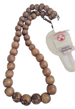 Disney Store NWT Minnie Mickey Mouse Wood Bead Necklace Strand Adult Jewelry