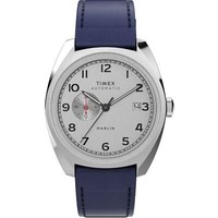 Automatisch Herrenuhr Timex Marlin TW2V61900 Leder Blau