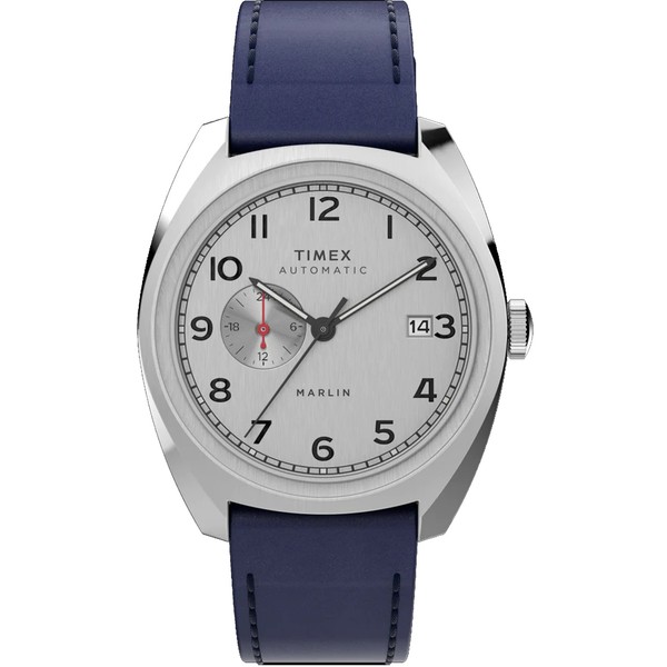 Automatisch Herrenuhr Timex Marlin TW2V61900 Leder Blau-image