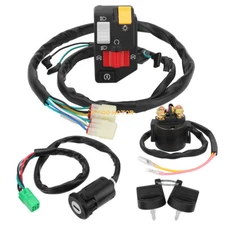 Handlebar Key Starter Relay Switch Kit for Honda TRX400EX Sportrax 400 TRX400X 