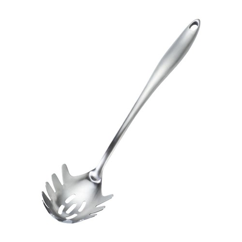 Juego de cucharas de acero inoxidable ranuradas para servir cucharas de comida cena $ - Imagen 28 de 32