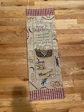 Recipe For Joy Wall Hanging Panel 13 X 33  
