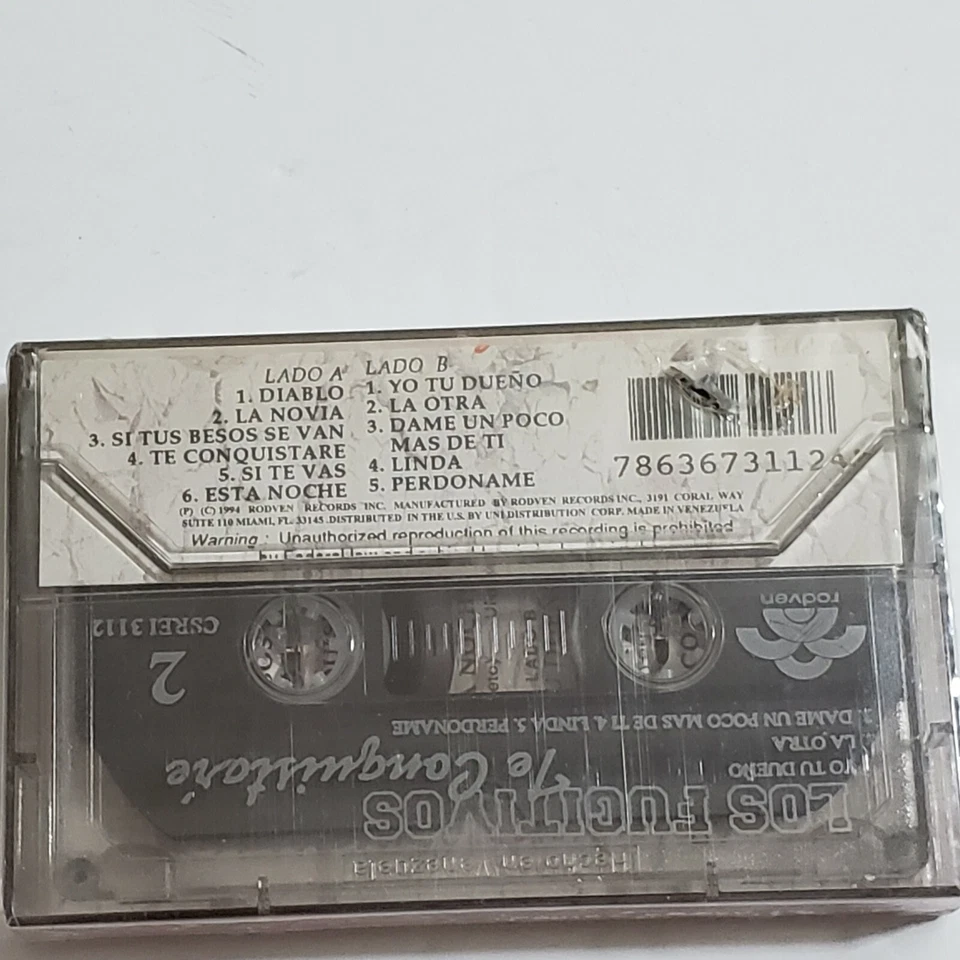 Los FugitivosTe Conquistare Cassette 1994 Rodven 3112 Sealed - Image 3 of 4
