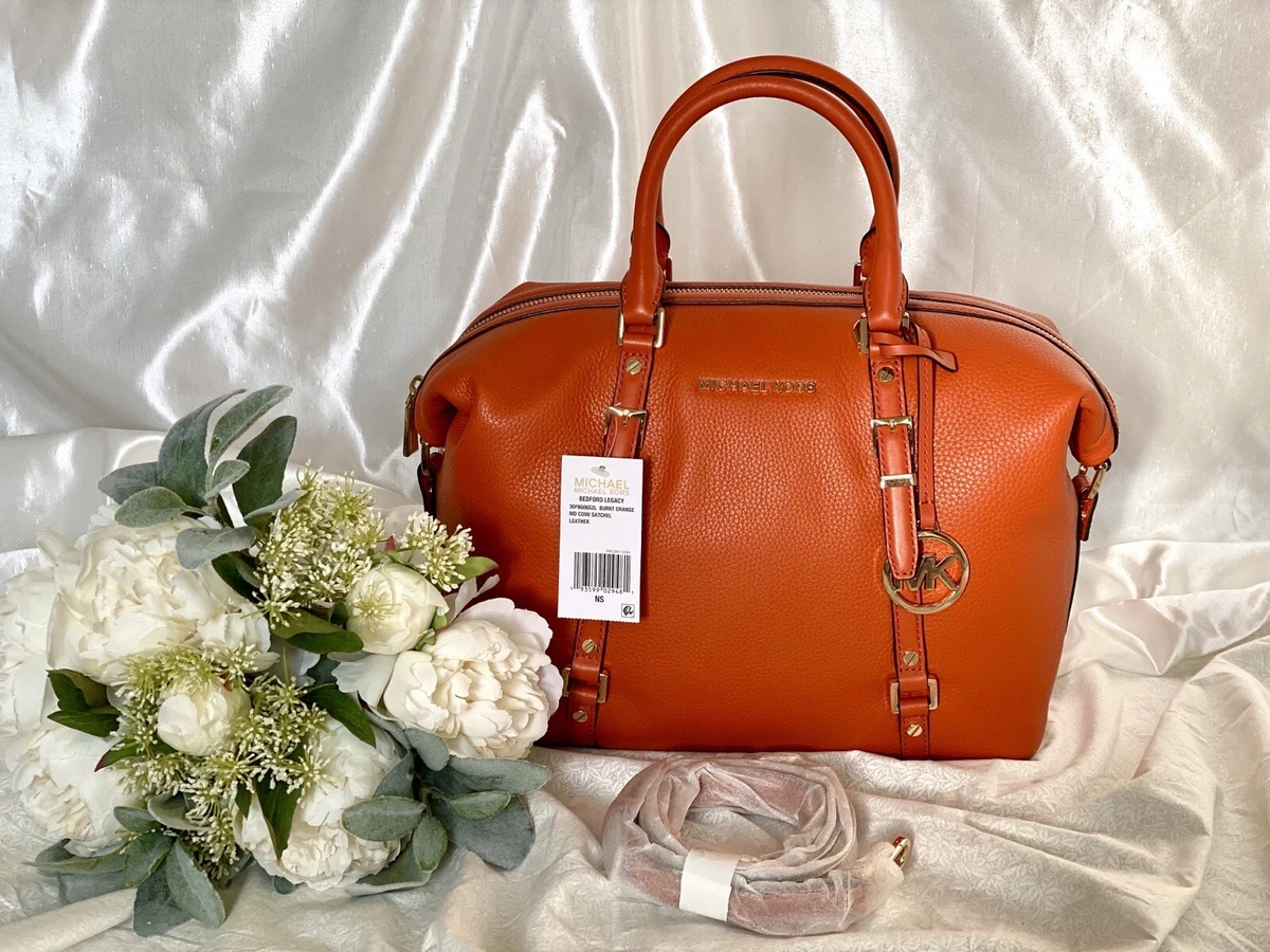 Michael kors bedford legacy hotsell medium pebbled leather convertible satchel