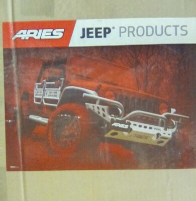 Aries Jeep products Aries Trail Chaser Aluminum Front Bumper - Center