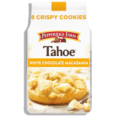 Pepperidge Farm Tahoe Crispy White Chocolate Macadamia Nut Cookies, 7.2 OZ Bag