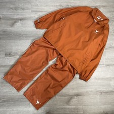 Vtg Y2K XL Orange White Red Oak X University Of Texas Longhorns Tracksuit