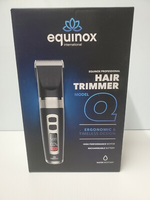 Equinox International Hair Trimmer Beard Trimmer, Rechargeable / Brand New!!