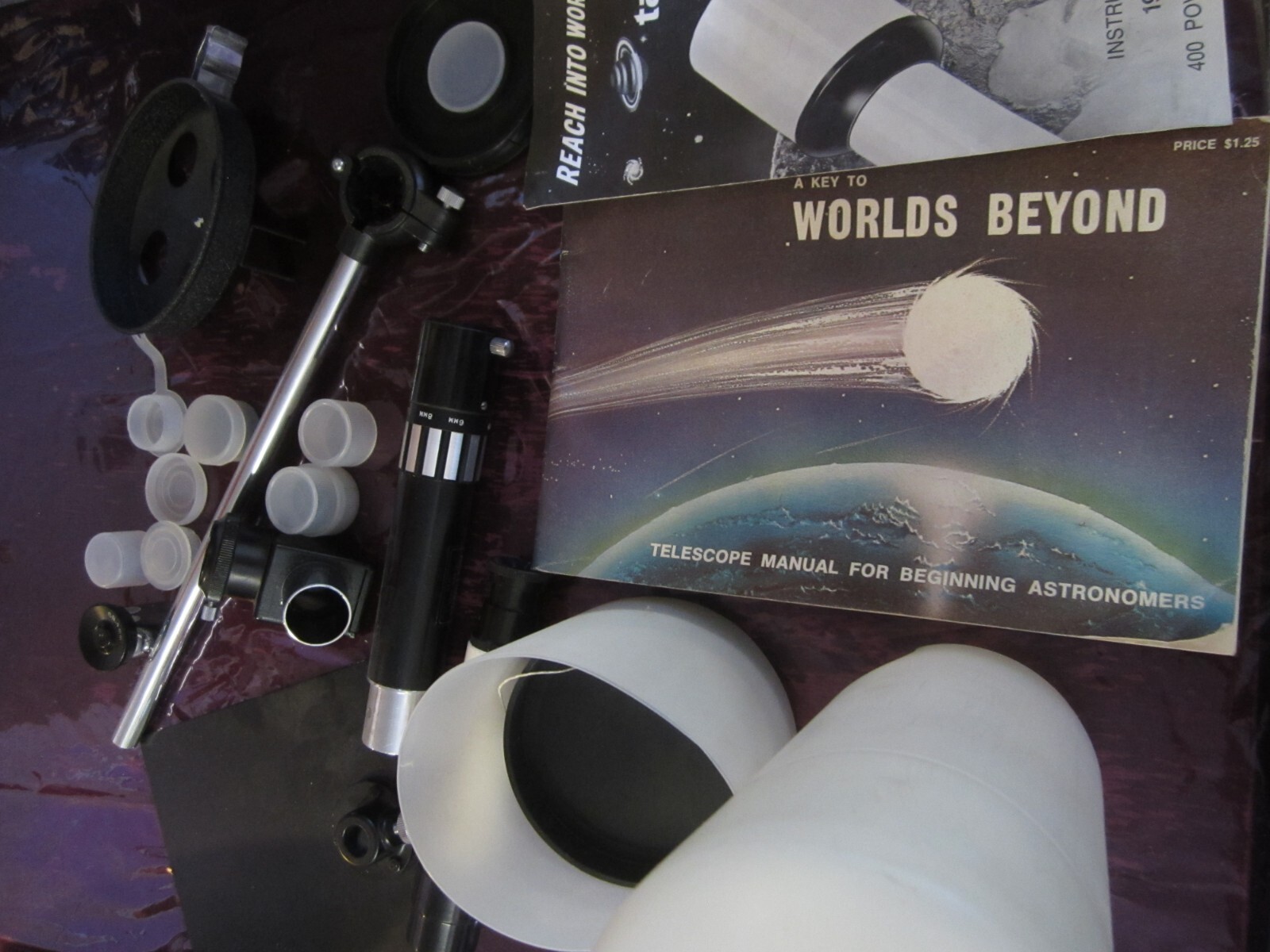 1969 Vintage Tasco Telescope parts with manual 11TE5 for Space