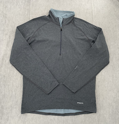 VINTAGE Patagonia Jacket Adult Large Blue Regulator 1/2 Zip Pullover Polartec L