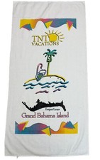 Beach Towel TNT Vacations Freeport Lucaya Grand Bahama Island Made In USA🇺🇸