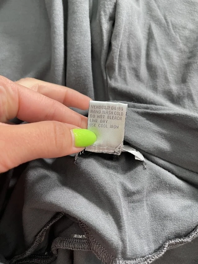 Pantalones informales para mujer Spiegel gris oscuro talla S pequeños Foto 4 de 4