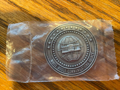 WHCA White House Communications Agency Reagan Bush Inauguration Challenge Coin