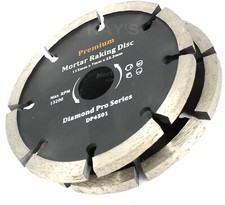 MORTAR RAKING DISCS 115mm 4.1/2" DIAMOND POINTING RAKER BLADES PACK OF 2