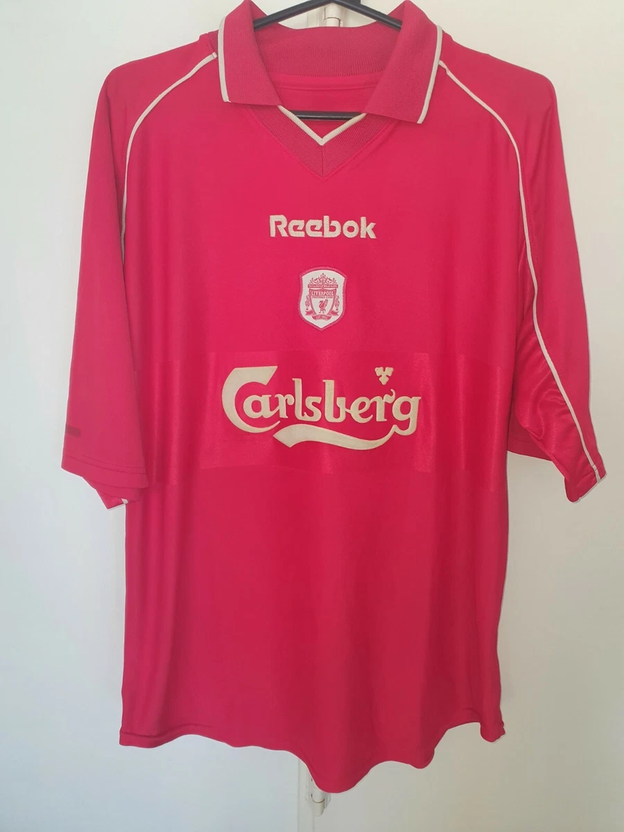 LIVERPOOL 2000 HOME FOOTBALL CARLSBERG SHIRT REEBOK MICHAEL OWEN