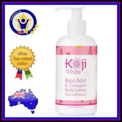 KOJIC ACID + COLLAGEN BODY LOTION Skin Brightening Cream Lightening Whitening