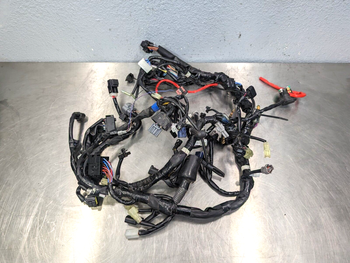JUGEM⋈ *。 17-20 YAMAHA YZF R6 OEM MAIN ENGINE WIRING HARNESS MOTOR