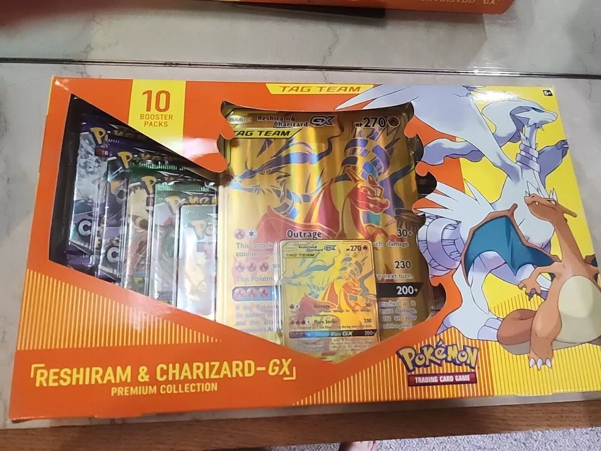 Pokemon Reshiram & Charizard GX Premium Collection Box