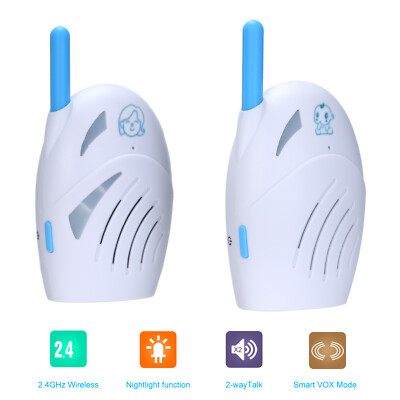 2.4GHz Wireless Digital Audio Baby Monitor 2-Way Talk High-Sensitivity Mic V8C2
