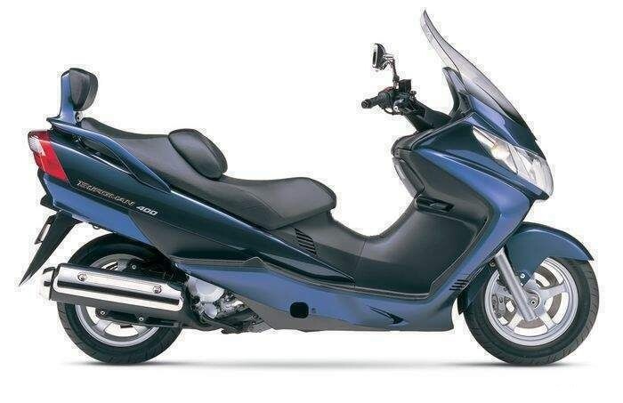 Suzuki Burgman AN400 Skywave 400 (2003-06) SERVICE Owner's Parts Manual CD
