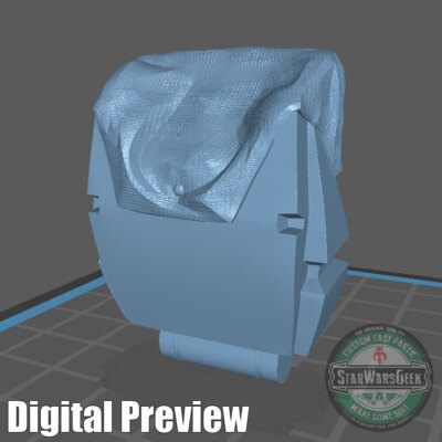 Clonetrooper Backpack custom printed for Star Wars action figures