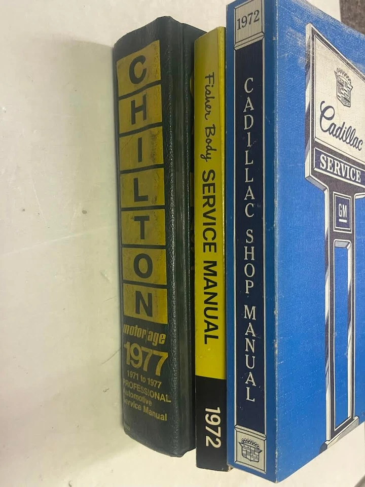 Cadillac Deville Seville Fleetwood Eldorado 1972 juego manual de taller de servicio Foto 2 de 4