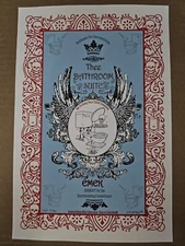 The Bathroom Suite  EMEK Signed Art Screen Print Poster 