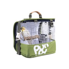 Bird Carrier Travel Cage 12in Small Bird Cage 4 in 1 Bird Backpack with Perch...