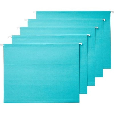 Hanging File Folders 25 Pack Letter Size Adjustable Tabs Paper Organizer Storage