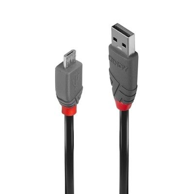 Lindy 36731 0.5M Usb 2.0 Type A To Micro-B Cable Anthra Line