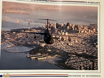 1988 USAF C-5 MAC Backbone Of Defense Photo By Kennith Hackman Poster