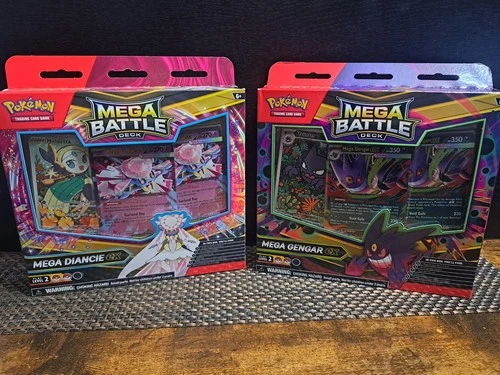 Pokemon TCG Mega Evolutions Battle Decks Pair Gengar And Diancie Sealed