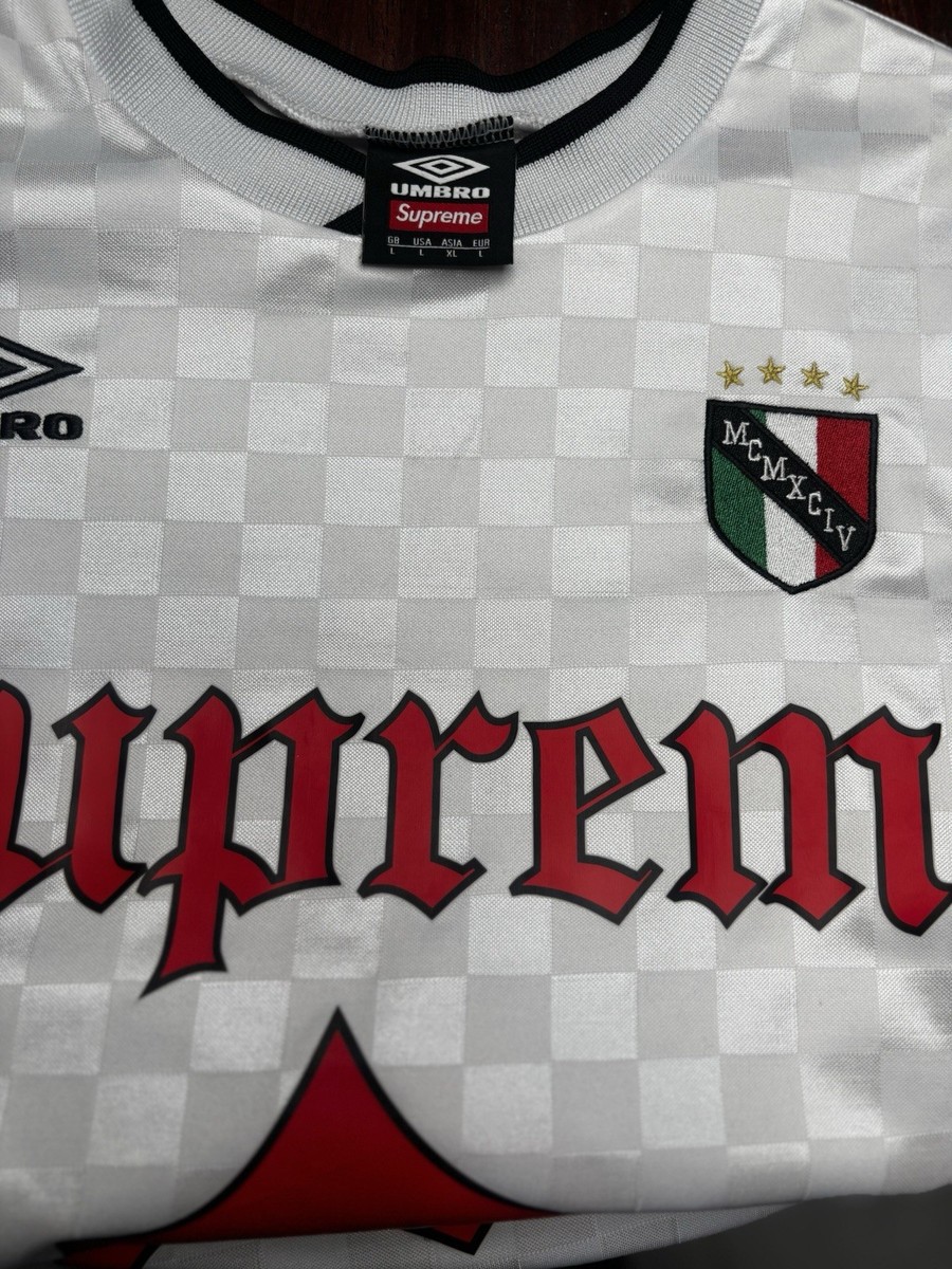 Supreme x Umbro Soccer Jersey Checkered SS22 | eBay