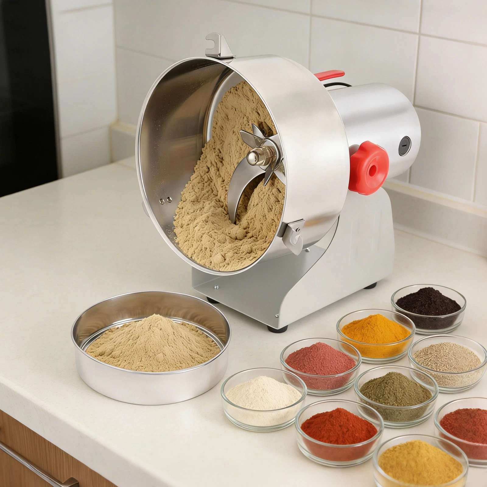 Commercial Electric Herb Grinder Spice Crusher Dry Grain Pepper Machine