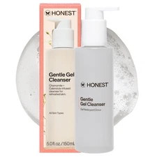 Honest Beauty Gentle Gel Daily Face Cleanser - Calms, Refreshes, Hydrates, Vegan