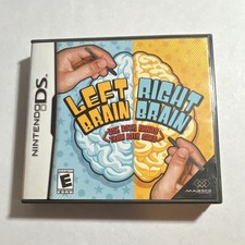 Left Brain Right Brain Nintendo DS Game Tested and Working