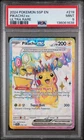 2024 Pokemon Surging Sparks Pikachu ex #219 Ultra Rare PSA 9 MINT