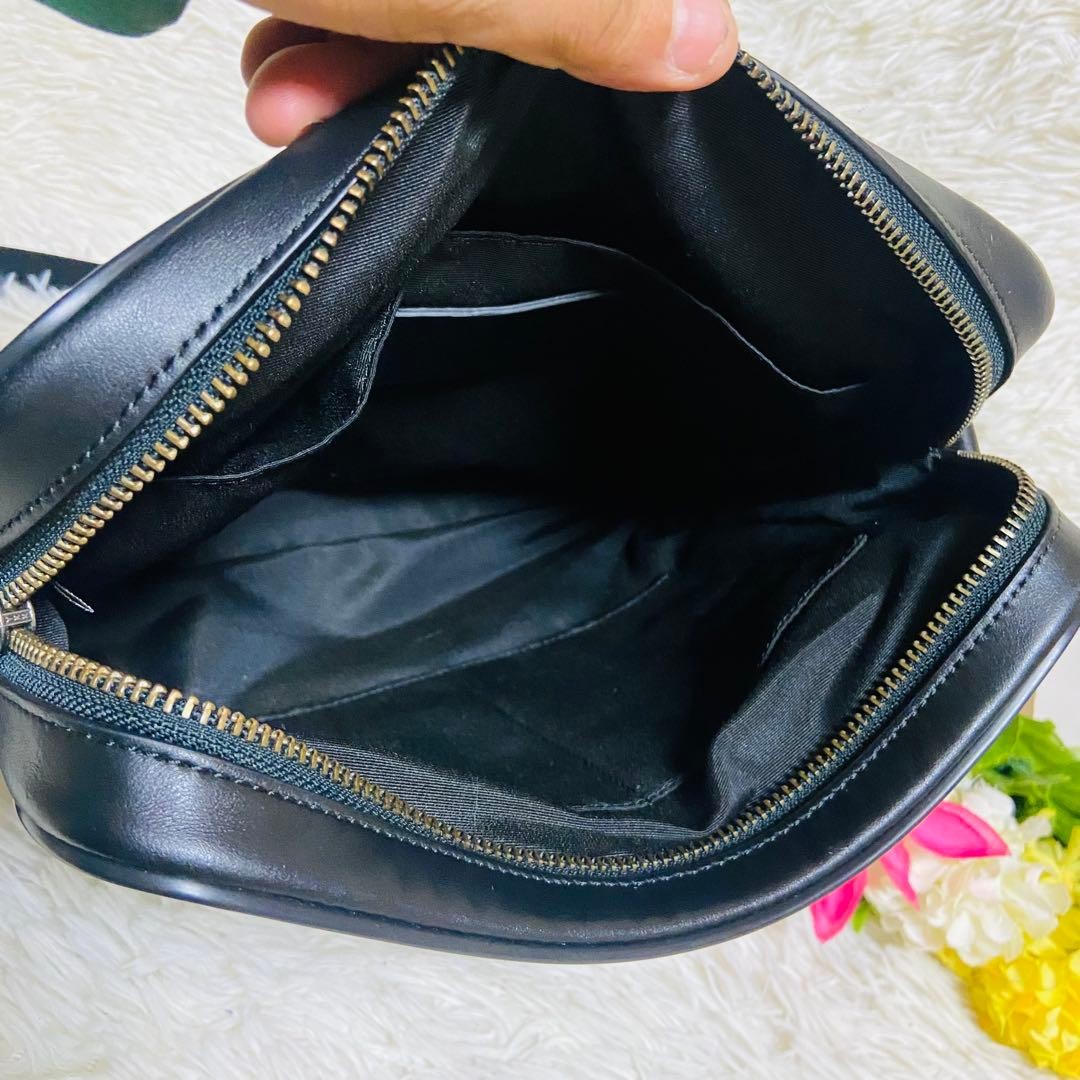 COACH Shoulder Bag Patchwork Checkered Pattern Sh… - image 12